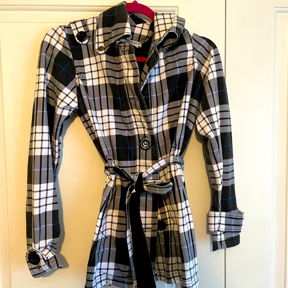 Plaid Button Up Jacket